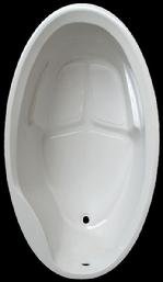 Baker Acrylic bath Model 411, Size 42 X 72