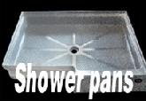 acrylic shower pans