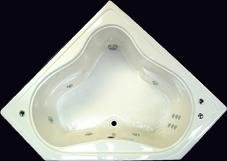 Acrylic bath Model Diamond, size 54 X 54