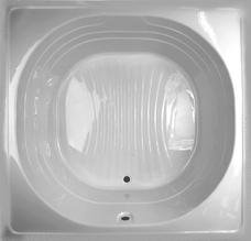 Baker acrylic bath Model 464, Item 51, Size 68 X 64