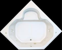 Acrylic bath Model Corner XL, Size 60 X 60